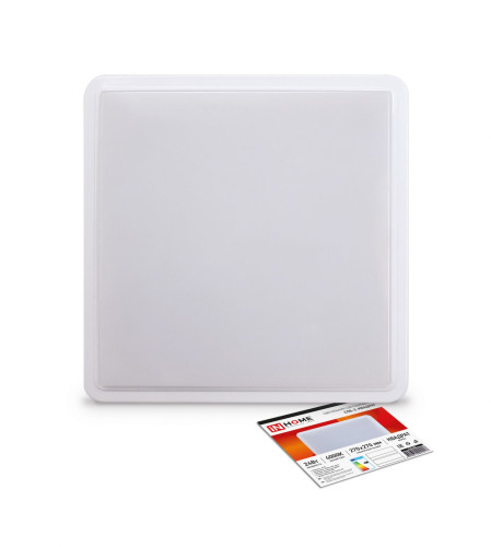 Светильник сд СПБ-2-КВАДРАТ 24Вт 230В 4000К 1700лм 270мм белый IN HOME