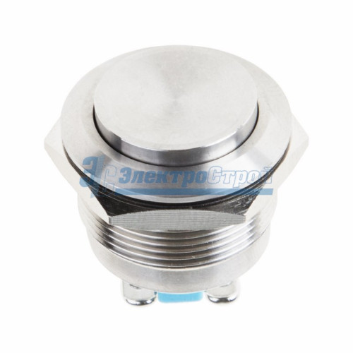 Кнопка  антивандальная Ø22 Б/Фикс (2с винт) (ON)-OFF вогнутая  REXANT