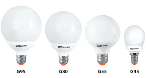 Лампа энергосберегающая КЛЛ-G55-11 Вт-2700 К–Е27 TDM