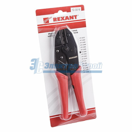 Кримпер для обжима изолированных и неизолированных гильз 1.5 - 10.0 мм²  REXANT (ht-301 N)