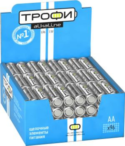 Батарейки Трофи LR6-4S promo-box ENERGY POWER Alkaline (96/384/18432)