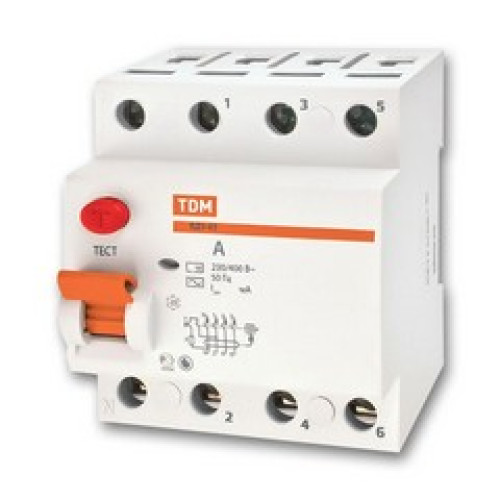 УЗО ВД1-63 4Р 16А 10мА TDM