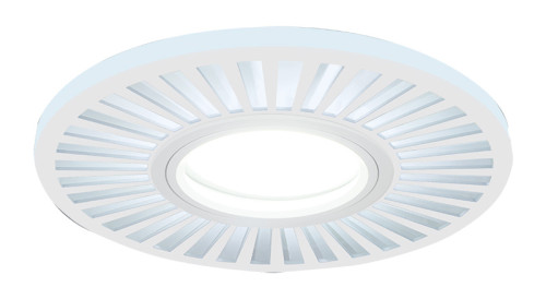 Светильник Gauss Backlight BL136 Кругл./узор. Белый, Gu5.3, 3W, LED 4000K 1/40