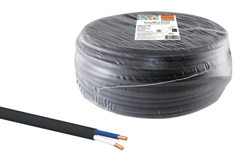 Провод ВВГмб-П нг(А) 2х1,5 220/380 (50м) Народный