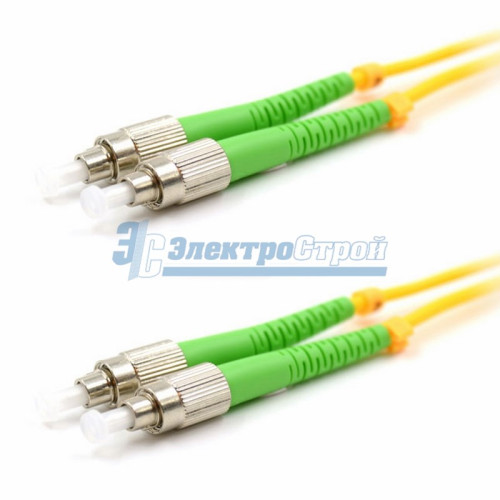 Патч-корд оптический соединительный (SM), 9/125 (OS2), FC/APC-FC/APC, (Duplex), LSZH, 15м