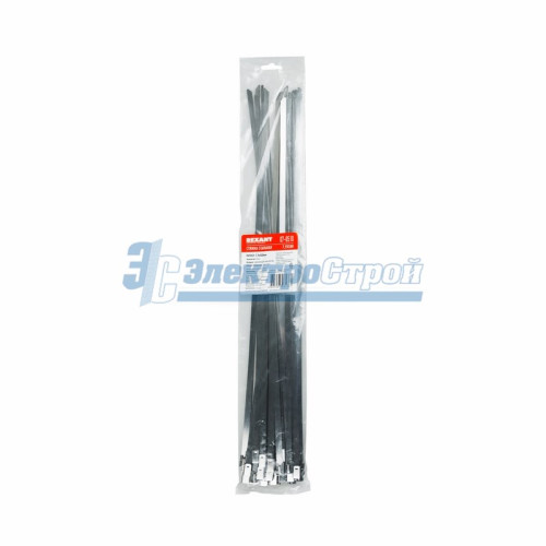 Хомут стальной 500 x 7,9 мм 50 шт REXANT