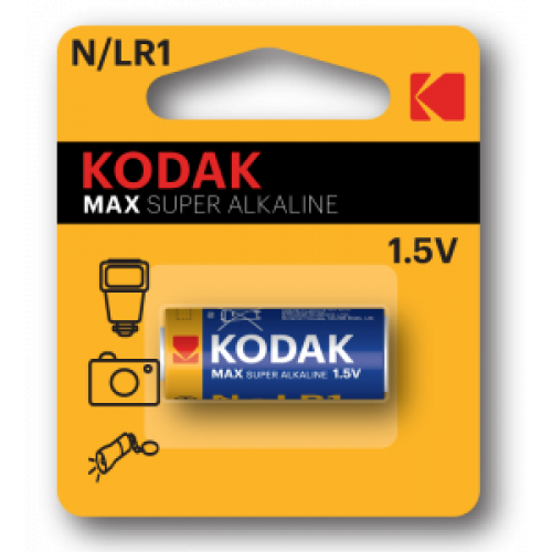 Батарейки Kodak LR1-1BL /N MAX SUPER Alkaline [KN-1] (12/72/27648)