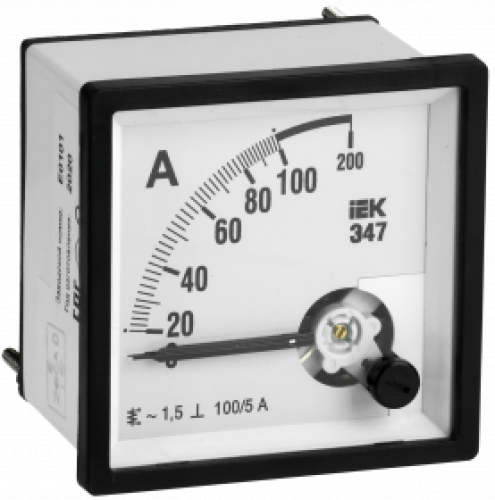 Амперметр Э47 100/5А кл. точн. 1,5 72х72мм