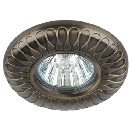 Светильник KL67 SB  ЭРА литой MR16,12V/220V, 50W бронза