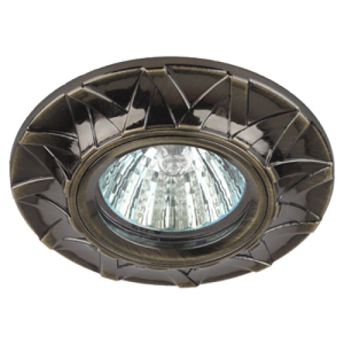 Светильник KL68 SB  ЭРА литой MR16,12V/220V, 50W бронза