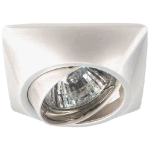 Светильник KL64A PS  ЭРА литой пов. MR16,12V/220V, 50W перламутровое серебро