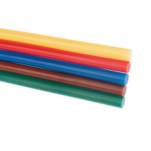 Клеевые стержни REXANT, Ø11 мм, 270 мм, цветные, 10 шт., хедер