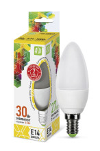 Лампа светодиодная LED-СВЕЧА-standard 3.5Вт 230В Е14 3000К 320Лм ASD