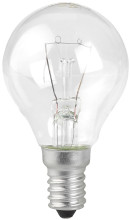 Лампа накаливания  ЭРА ДШ (А45) 40Вт 230V E14 шарик, прозр. в цветной гофре