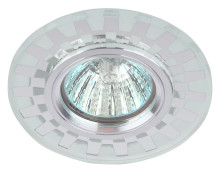 Светильник DK LD47 SL  ЭРА декор cо светодиодной подсветкой MR16, зеркальный