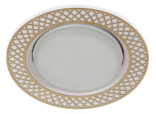 Светильник KL79 WH/GD  ЭРА под лампу Gx53 круглый,220V,13W,белый/золото