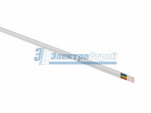 Кабель телефонный 6 жил, 100 м., белый, (CCA), (ШТЛП-6)  REXANT