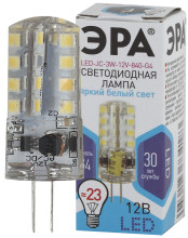 Лампочка светодиодная ЭРА STD LED JC-3W-12V-840-G4 G4 3Вт капсула нейтральный белый свет