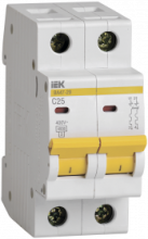 Авт. выкл. ВА47-29 2Р 25А 4,5кА х-ка С ИЭК