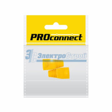 КОЛПАЧЕК для 8P8C желтый PROCONNECT Индивидуальная упаковка 2шт