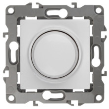 12-4101-01  ЭРА Светорегулятор поворотно-нажимной, 400ВА 230В, IP20, Эра12, белый