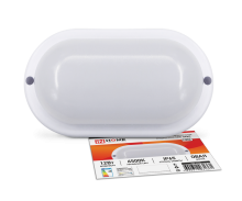 Светильник светодиодный герметичный СПП-ОВАЛ 12Вт 230В 6500К 960Лм IP65 IN HOME