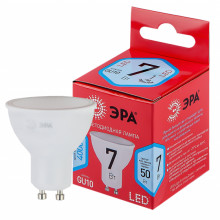 Лампочка светодиодная ЭРА RED LINE LED MR16-7W-840-GU5.3 R GU5.3 7 Вт софит нейтральный белый свет