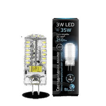 Лампа Gauss LED G4 12V 3W 4100K 1/20/200