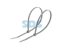 Хомут-стяжка кабельная нейлоновая REXANT 300 x4,8 мм, серая, упаковка 100 шт.