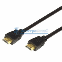 Шнур  HDMI - HDMI  gold  1М  с фильтрами  (PE bag)  PROCONNECT