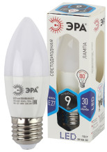 Лампочка светодиодная ЭРА STD LED B35-9W-840-E27 E27 9Вт свеча нейтральный белый свeт