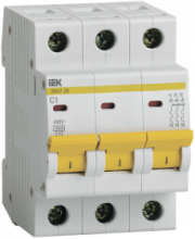 Авт. выкл.ВА47-29 3Р  1А 4,5кА х-ка С ИЭК