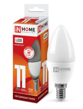 Лампа светодиодная LED-СВЕЧА-VC 11Вт 230В Е14 6500К 820Лм IN HOME