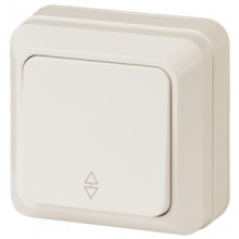 2-103-02  Intro Переключатель, 10А-250В, IP20, ОУ, Quadro, сл.кость