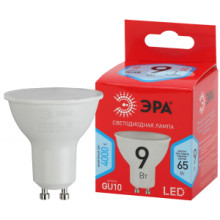 Лампа светодиодная Эра ECO LED MR16-9W-840-GU10  ЭРА (диод, софит, 9Вт, нейтр, GU10)
