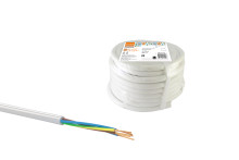 Провод ПВСмб 5х2,5 (5м), белый Народный