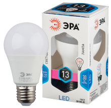 Лампочка светодиодная ЭРА STD LED A60-13W-840-E27 E27 13Вт груша нейтральный белый свет
