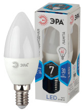 Лампочка светодиодная ЭРА STD LED B35-7W-840-E14 E14 7Вт свеча нейтральный белый свет