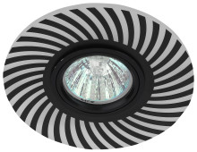 Светильник DK LD32 BK  ЭРА декор cо светодиодной подсветкой MR16, 220V, max 11W, черный