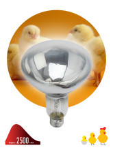 FITO Лампы тип цоколя E27  ЭРА Инфракрасная лампа ИКЗ 220-250 R127 E27