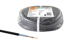 Провод ПВСмб 2х2,5 (5м), черный Народный