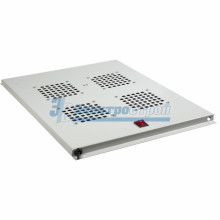 Модуль вентиляторный потолочный с 4-мя вентиляторами, без термостата, для шкафов Rexant серии Standa