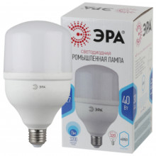 LED POWER T120-40W-4000-E27 ЭРА диод, колок, 40Вт, нейтр, E27 (20/200)