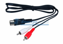 Шнур  DIN 5PIN Plug - 2 RCA Plug  1.2М  REXANT