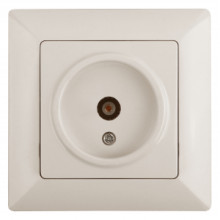 4-301-02  Intro Розетка TV одиночная, СУ, Solo, сл.кость