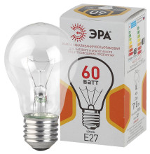 Лампа накаливания  ЭРА A50 груша 60Вт 230В Е27 цв. упаковка
