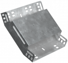 Поворот на 45 гр. вертикальный внутренний 50х100 IEK HDZ