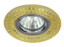 Светильник DK LD3 YL/WH  ЭРА декор cо светодиодной подсветкой MR16, желтый