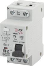 АВДТ2 (AC) C16 30mA 6кА 1P+N - NO-901-90 Автоматический выключатель дифференциального тока ЭРА Pro