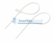 Хомут под винт nylon 150 x 3,6 мм 100шт белый  REXANT